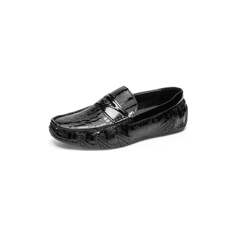 Miesten Housut Croc Pattern Elegant Slip On Loafers