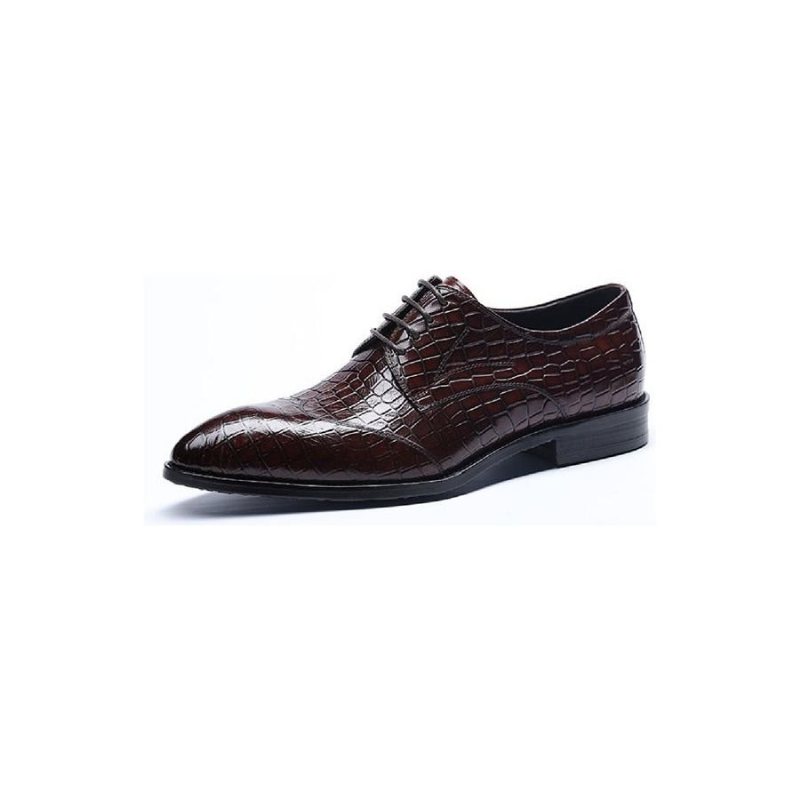 Miesten Juhlakengät Brogue Dress -kengät - Punainen