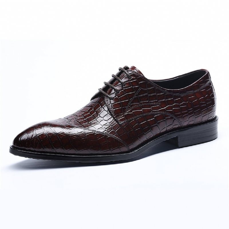 Miesten Juhlakengät Brogue Dress -kengät - Punainen