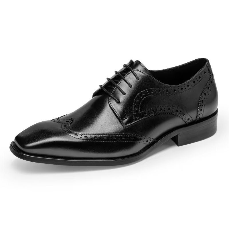 Miesten Juhlakengät Brogue Dress -kengät - Musta