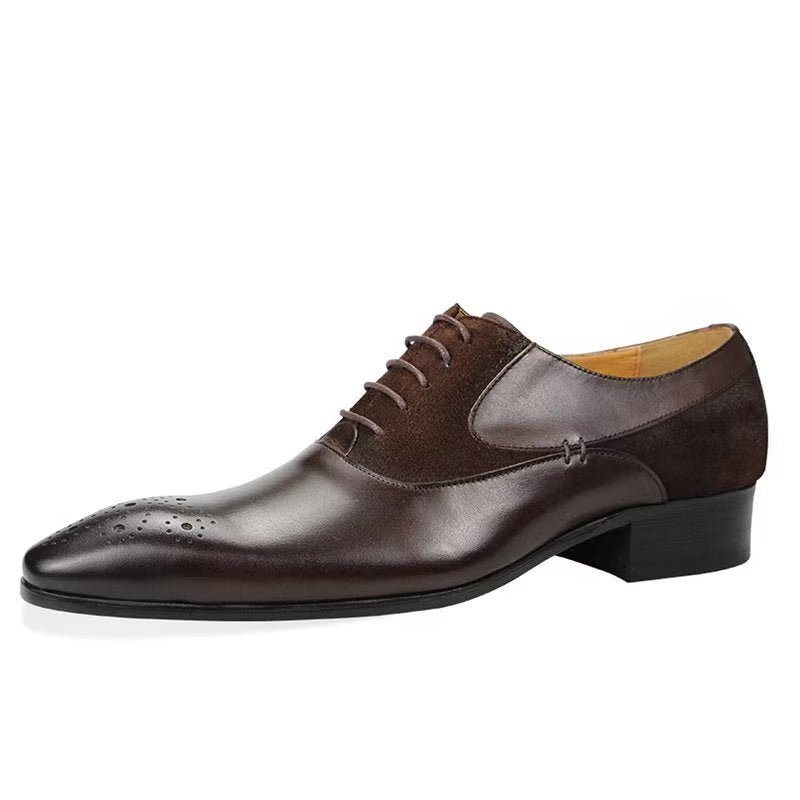 Miesten Juhlakengät Deluxe Nuptial Oxford Modishopulence Brogue -kengät - Kahvi