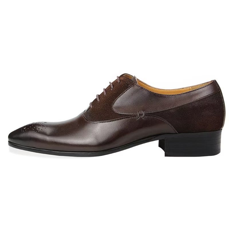 Miesten Juhlakengät Deluxe Nuptial Oxford Modishopulence Brogue -kengät - Kahvi