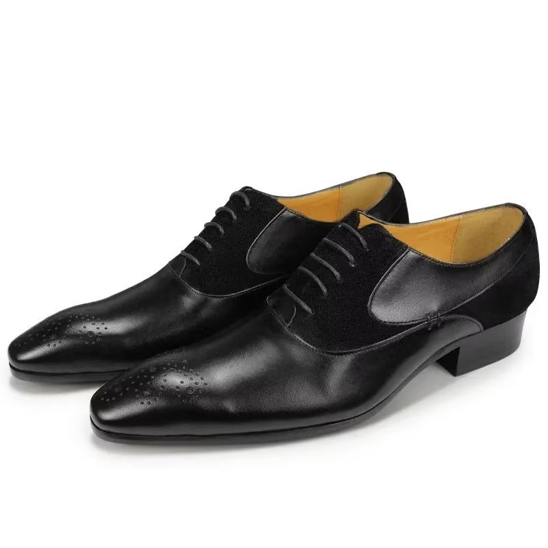 Miesten Juhlakengät Deluxe Nuptial Oxford Modishopulence Brogue -kengät - Musta