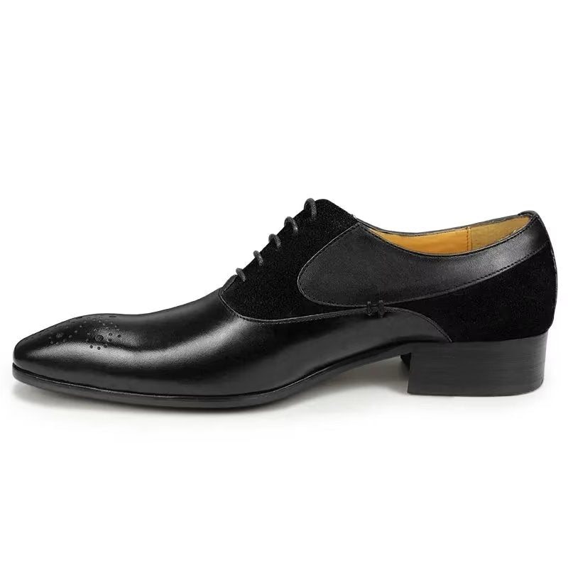 Miesten Juhlakengät Deluxe Nuptial Oxford Modishopulence Brogue -kengät - Musta