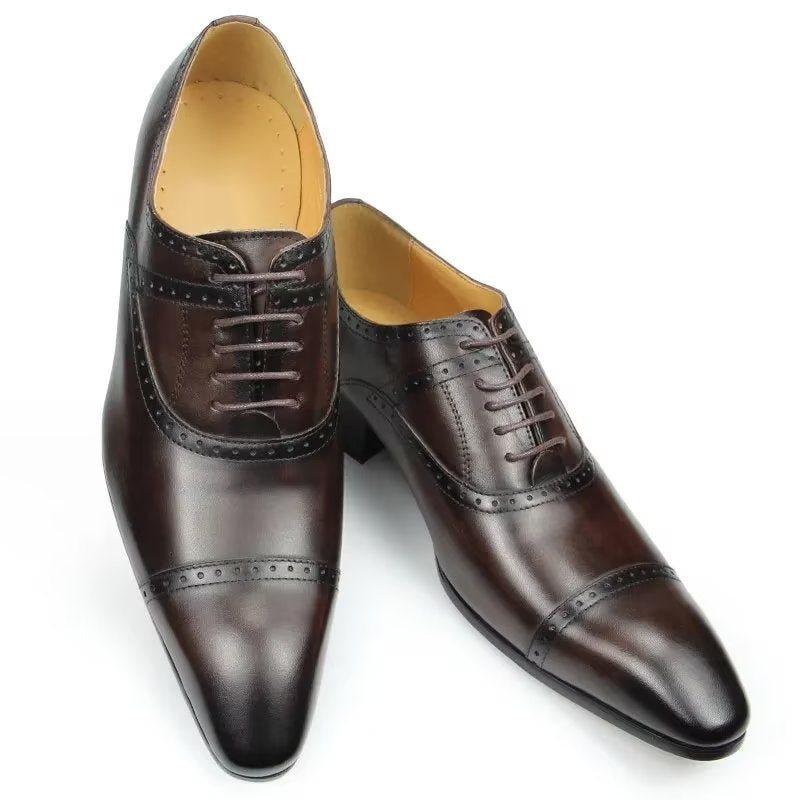 Miesten Juhlakengät Deluxe Oxford Lavishnuptial Brogues - Kahvia