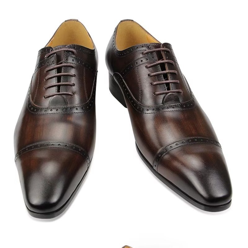 Miesten Juhlakengät Deluxe Oxford Lavishnuptial Brogues - Kahvia