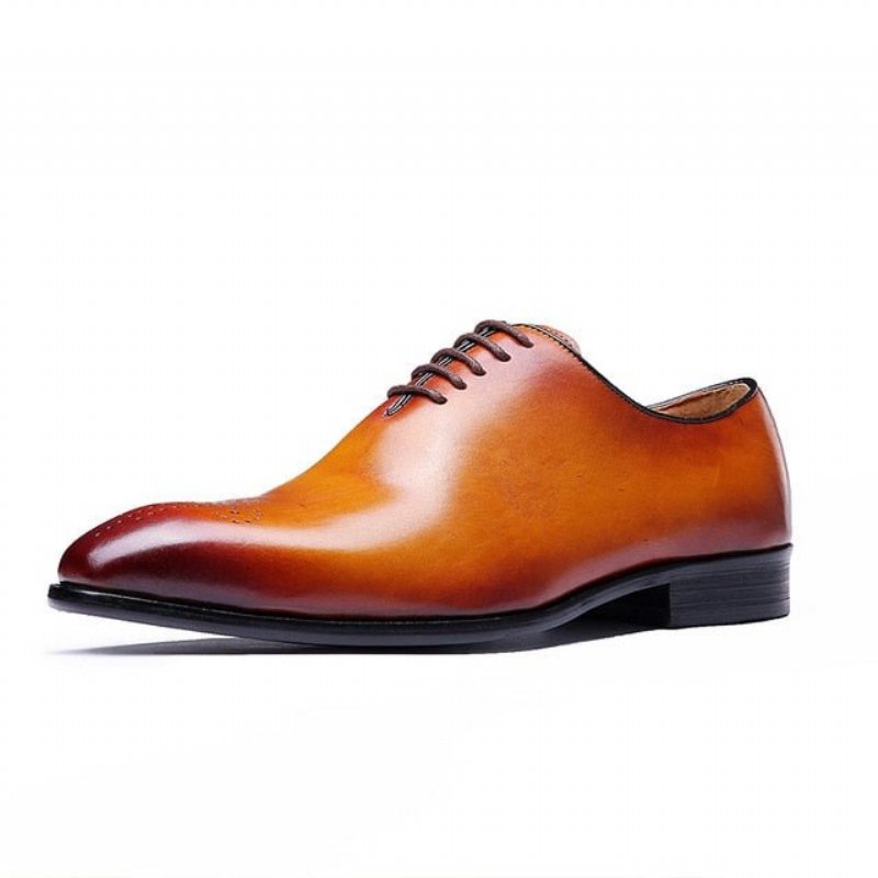 Miesten Juhlakengät Exotic Dot Style Brogue -mekkokengät - Ruskea