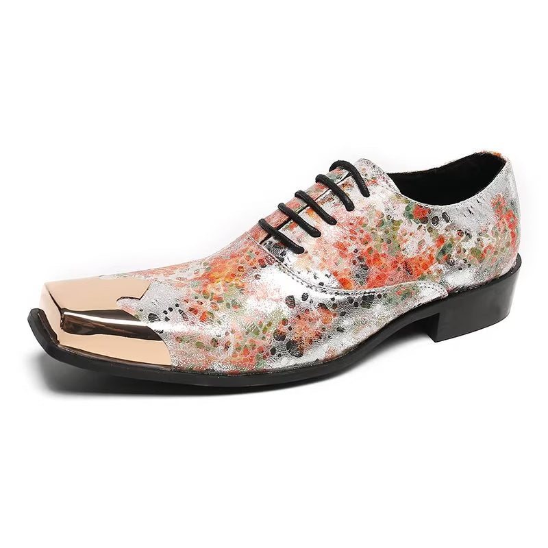 Miesten Juhlakengät Exotic Texture Oxford Dress -kengät - Musta