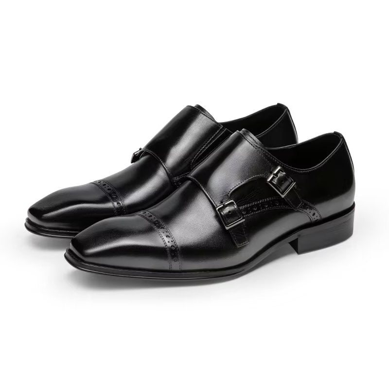 Miesten Juhlakengät Monkstraps-mekkokengät - Musta