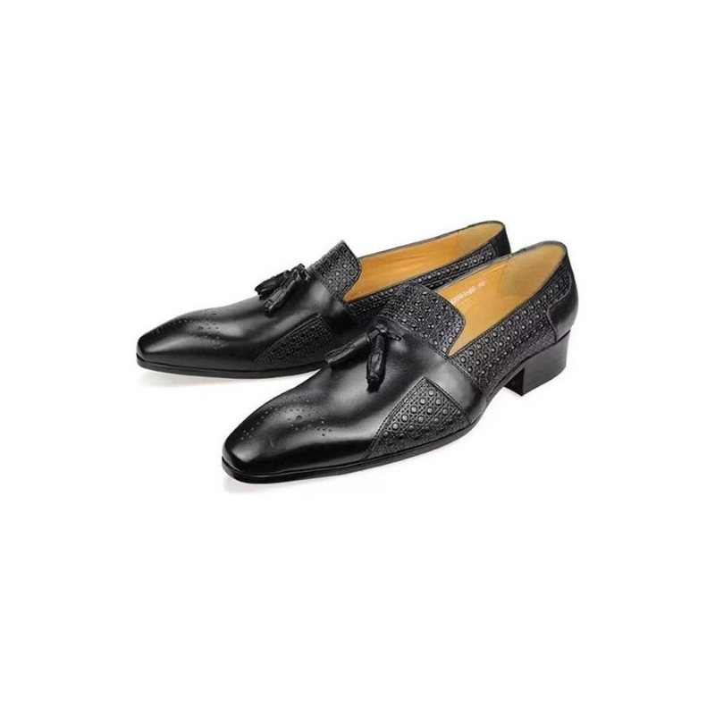 Miesten Juhlakengät Nahkaiset Brogue Oxford Wedding Loafers