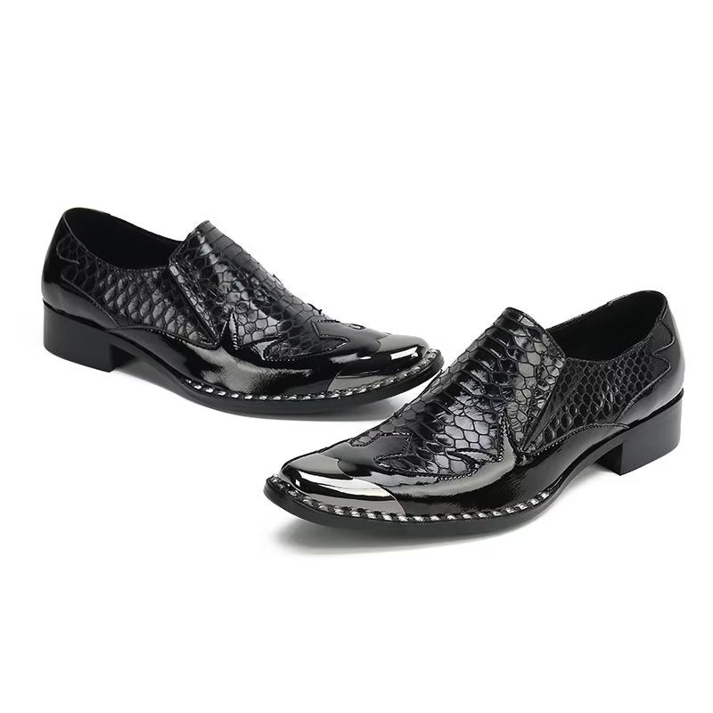 Miesten Juhlakengät Slip-on Mekkokengät - Musta