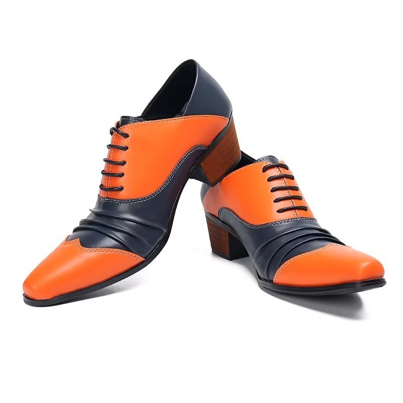 Miesten Juhlakengät Slip-on Oxford Dress -kengät - Oranssi