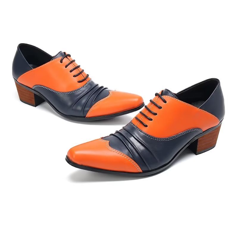 Miesten Juhlakengät Slip-on Oxford Dress -kengät - Oranssi