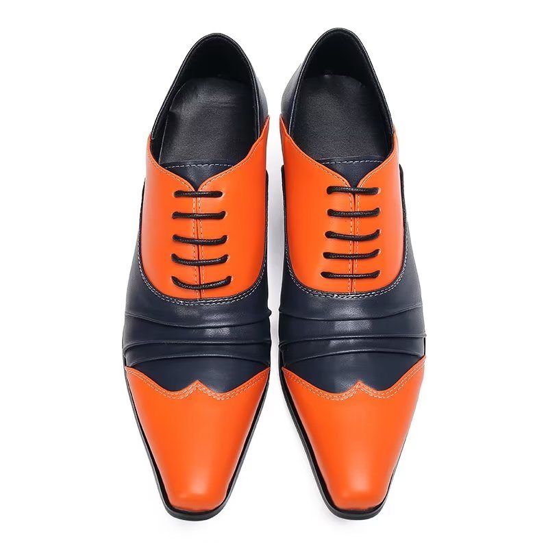 Miesten Juhlakengät Slip-on Oxford Dress -kengät - Oranssi