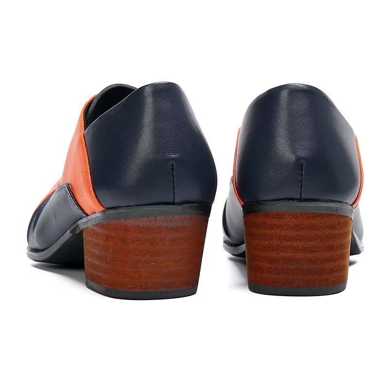 Miesten Juhlakengät Slip-on Oxford Dress -kengät - Oranssi