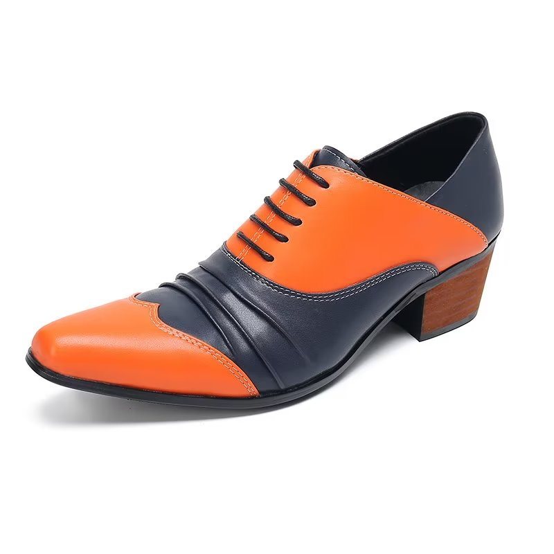 Miesten Juhlakengät Slip-on Oxford Dress -kengät - Oranssi