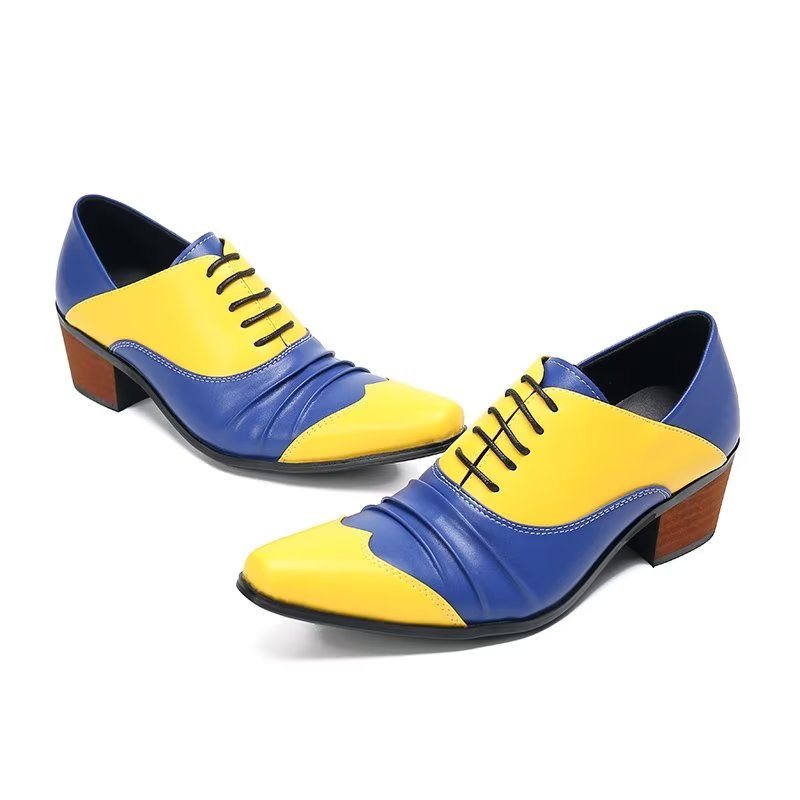 Miesten Juhlakengät Slip-on Oxford Dress -kengät - Keltainen