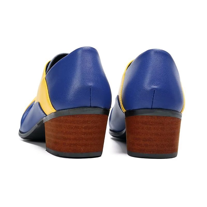 Miesten Juhlakengät Slip-on Oxford Dress -kengät - Keltainen