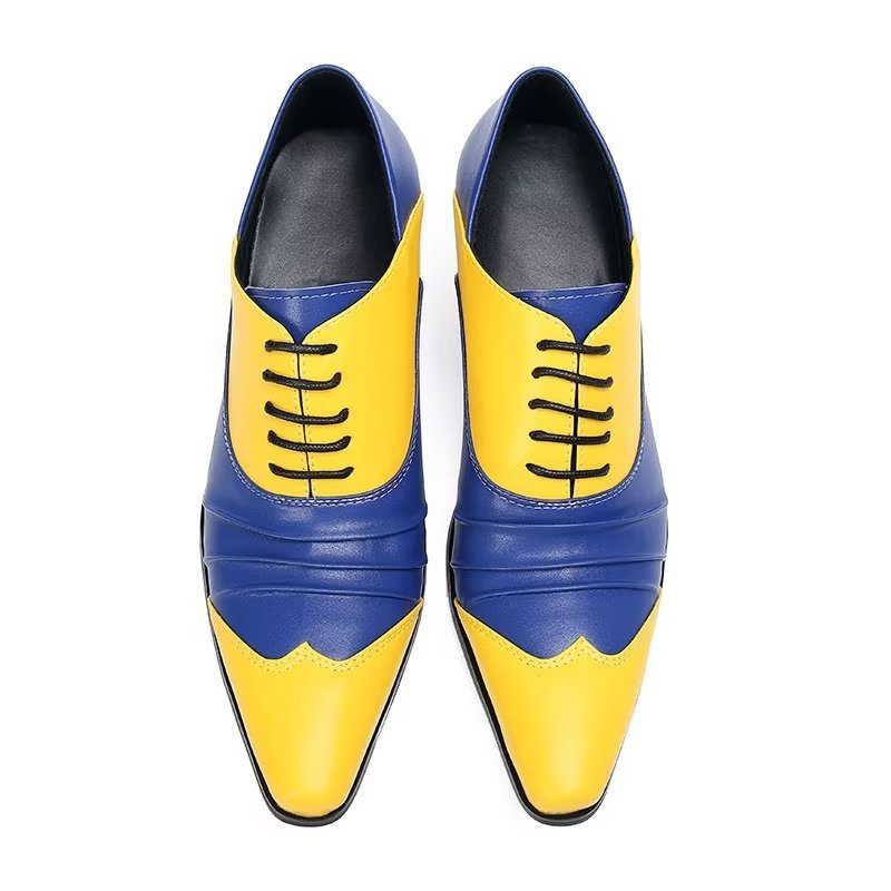 Miesten Juhlakengät Slip-on Oxford Dress -kengät - Keltainen