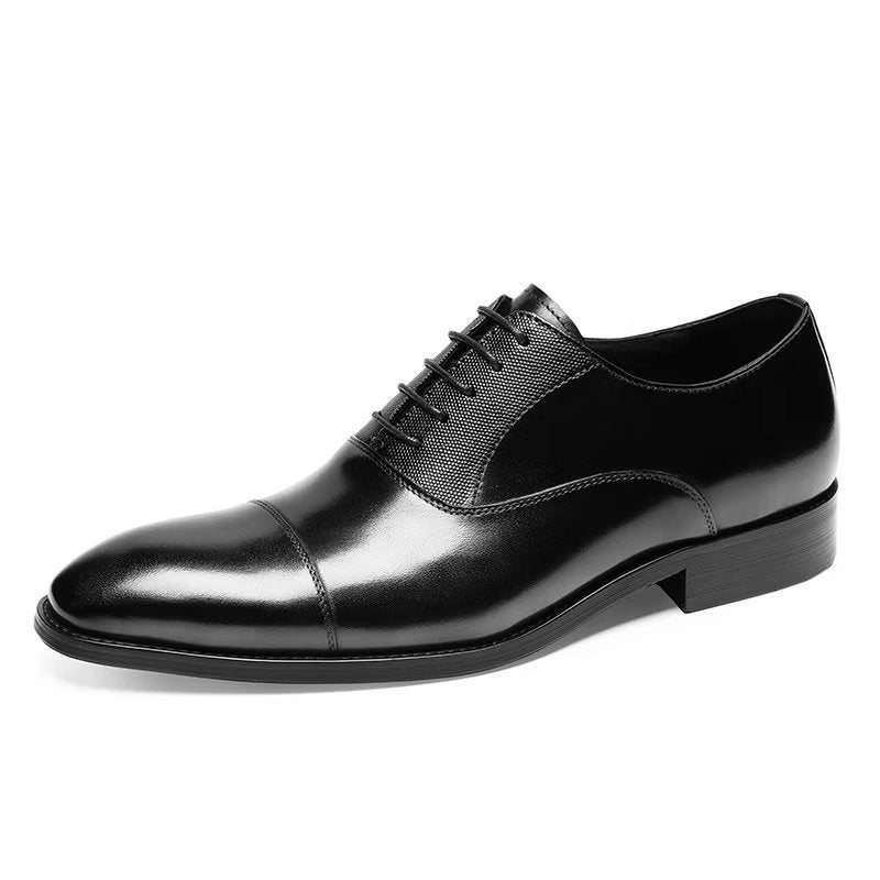 Miesten Juhlakengät Smooth Oxford Dress -kengät - Musta