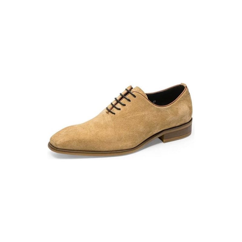 Miesten Juhlakengät Suede Elegance Oxford -mekkokengät