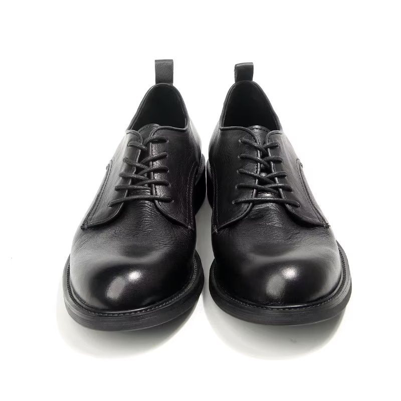 Miesten Juhlakengät Tyylikkäät Retro Brogue -nahkamekko Oxford-kengät - Musta