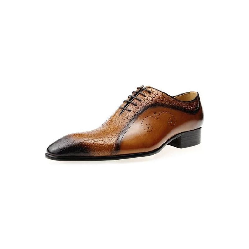 Miesten Juhlakengät Tyylikkäät Wedding Brogues - Ruskea