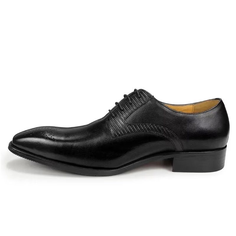 Miesten Juhlakengät Tyylikkäät Wedding Brogues - Musta