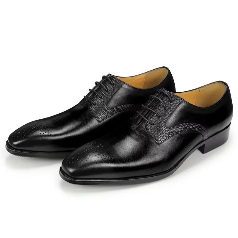 Miesten Juhlakengät Tyylikkäät Wedding Brogues - Musta