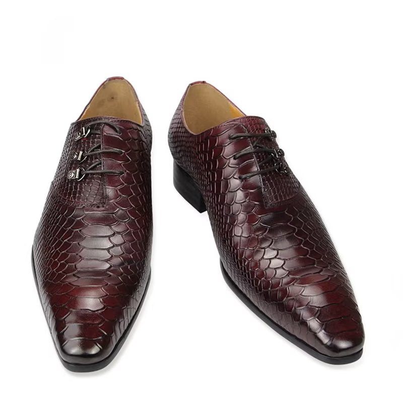 Miesten Juhlakengät Wedding Brogues - Punainen