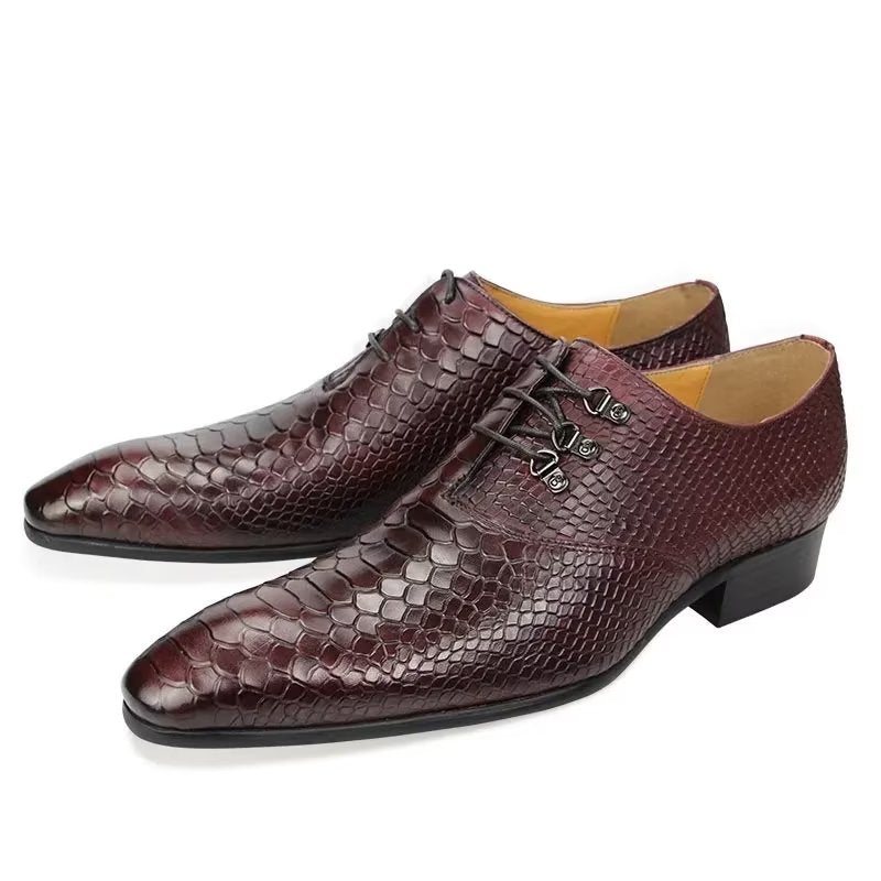 Miesten Juhlakengät Wedding Brogues - Punainen