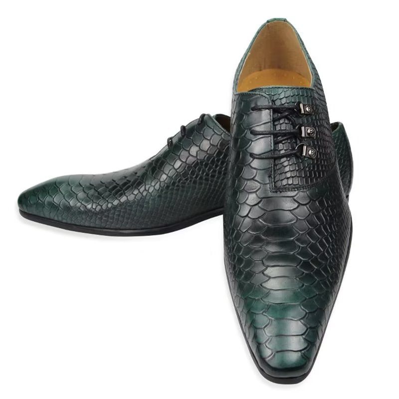 Miesten Juhlakengät Wedding Brogues - Vihreä