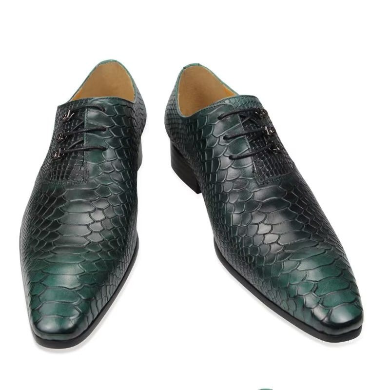 Miesten Juhlakengät Wedding Brogues - Vihreä