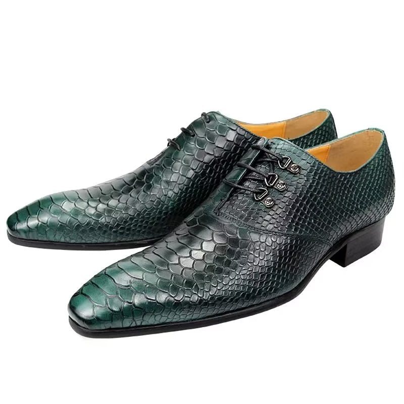 Miesten Juhlakengät Wedding Brogues - Vihreä