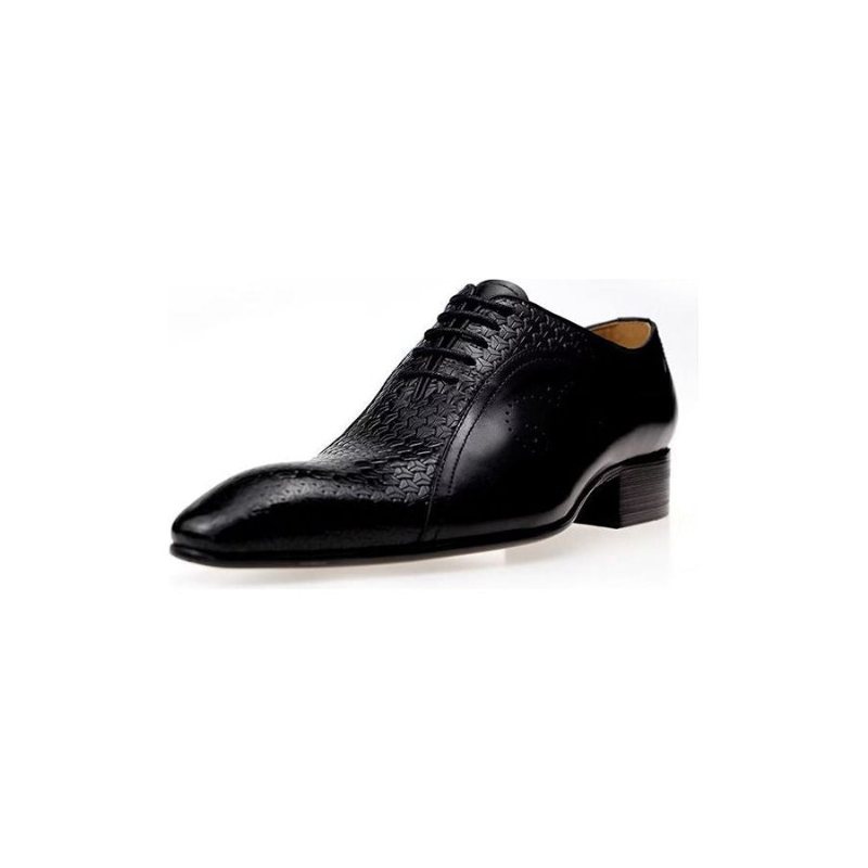 Miesten Juhlakengät Ylelliset Nahkaiset Brogue Wedding Oxfords