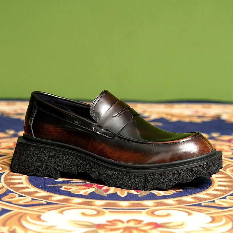 Miesten Loaferit Kohokuvioidut Aquaguard Slip-on - Kahvi