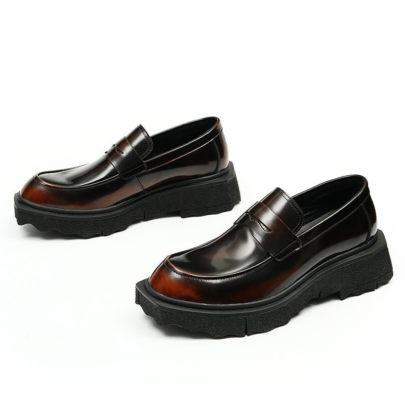 Miesten Loaferit Kohokuvioidut Aquaguard Slip-on - Kahvi