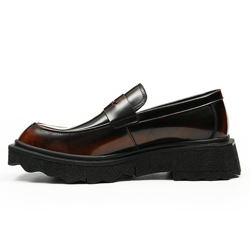 Miesten Loaferit Kohokuvioidut Aquaguard Slip-on - Kahvi