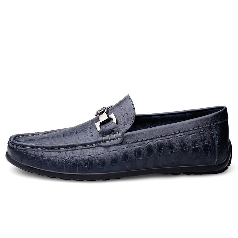 Miesten Loaferit Modish Croctex Slip-on Driving Loafers - Sininen