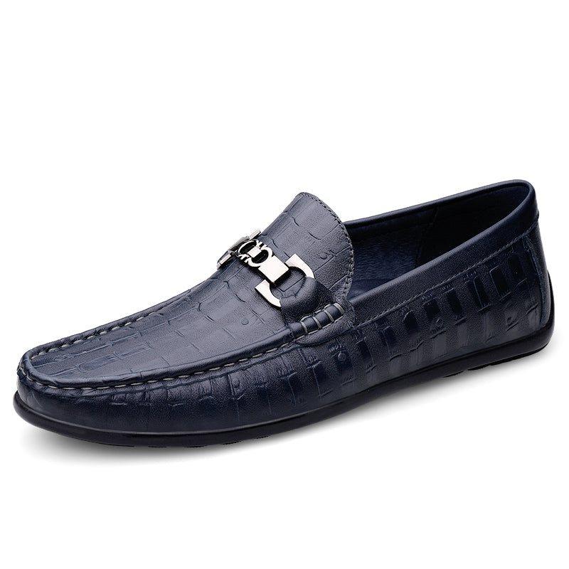 Miesten Loaferit Modish Croctex Slip-on Driving Loafers - Sininen