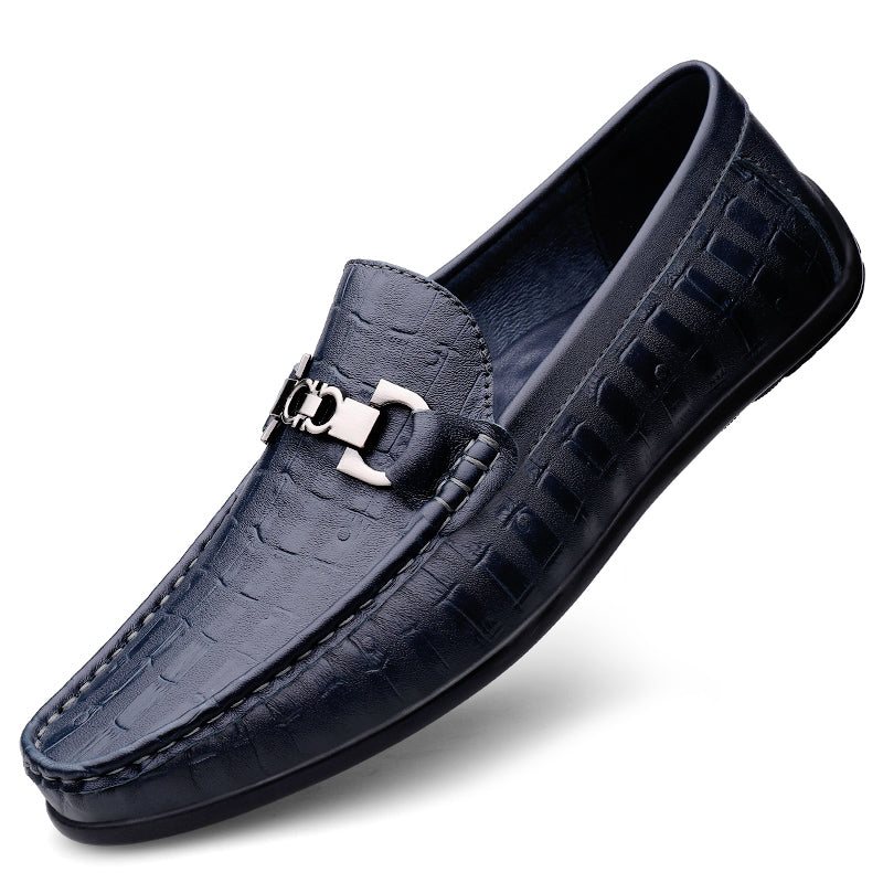 Miesten Loaferit Modish Croctex Slip-on Driving Loafers - Sininen