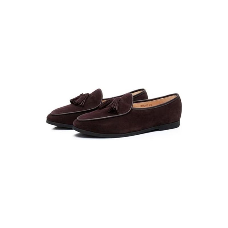 Miesten Loaferit Slip-on Mokkanahkaiset - Kahvi