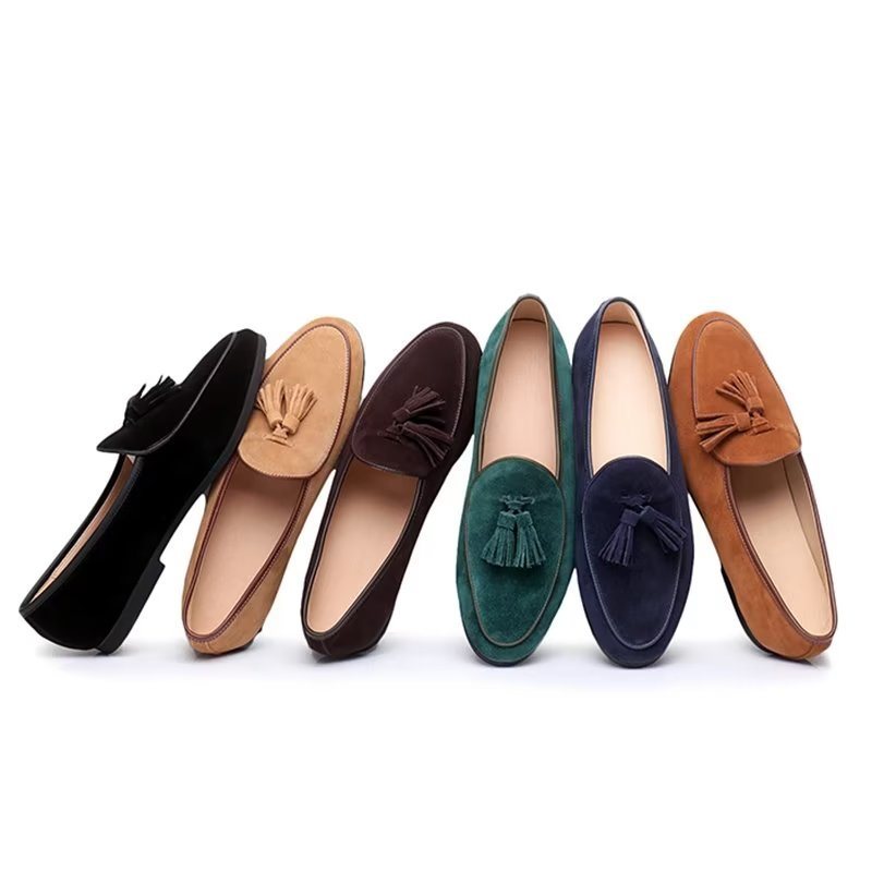 Miesten Loaferit Slip-on Mokkanahkaiset - Kahvi