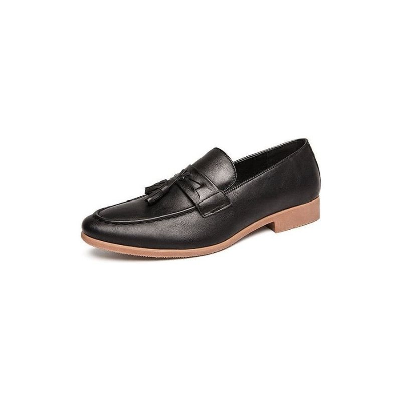 Miesten Loaferit Ylelliset Croctassel Exotic Oxford Loafers - Musta 1