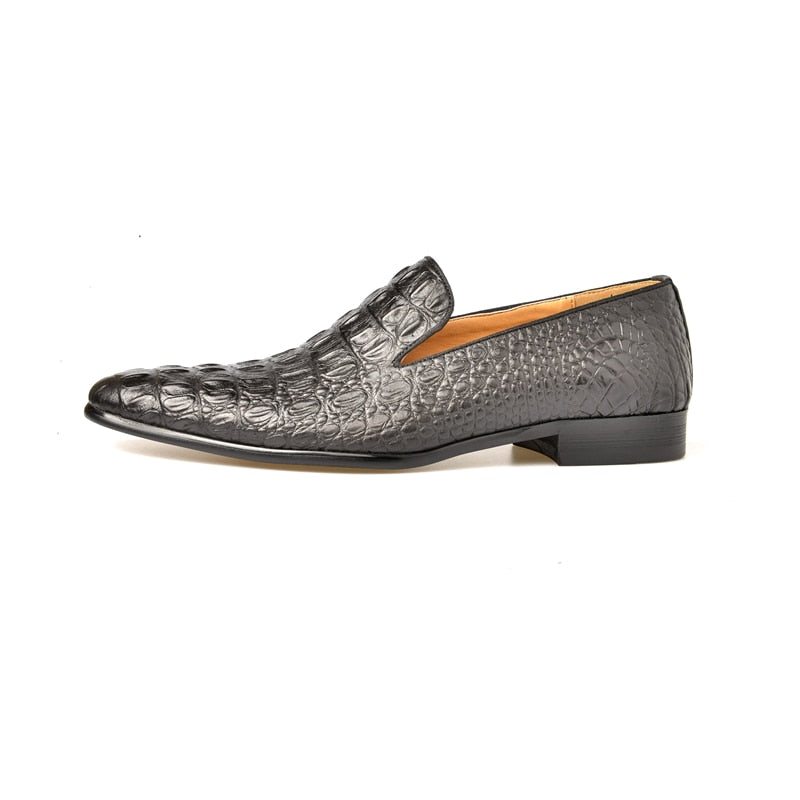 Miesten Loaferit Ylelliset Croctex-kärkivarvasslip-on-loaferit - Musta