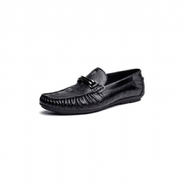 Miesten Loaferit Ylelliset Croctex-nahkaiset Brogue-loaferit