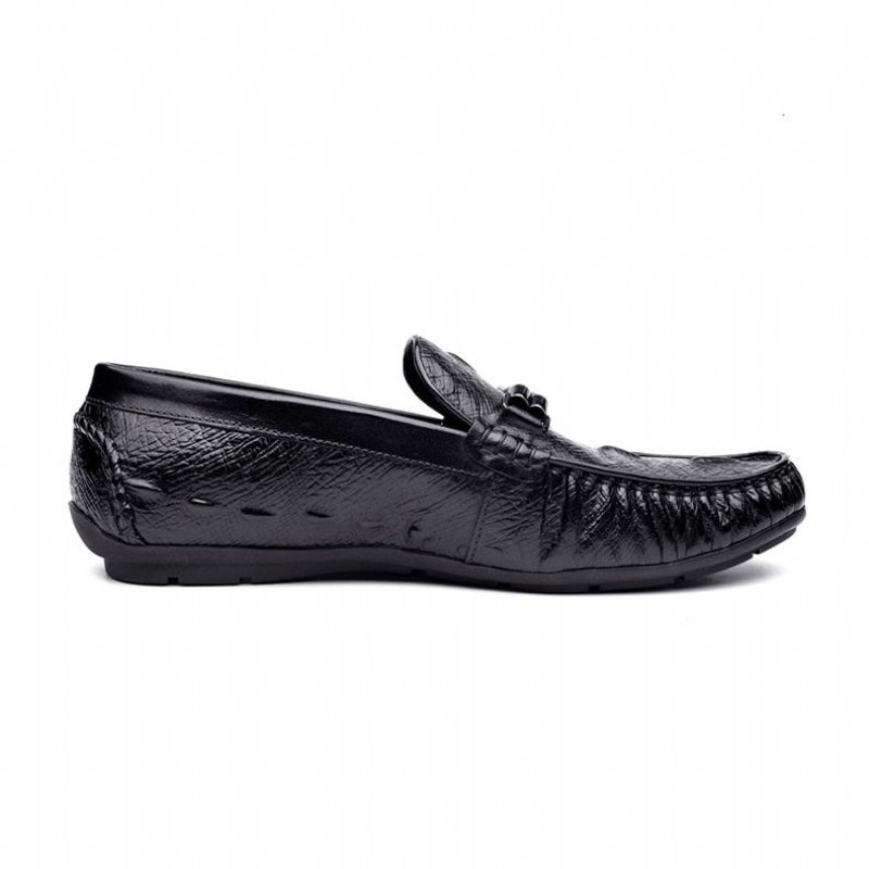 Miesten Loaferit Ylelliset Croctex-nahkaiset Brogue-loaferit - Musta