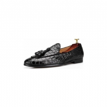 Miesten Loaferit Ylelliset Croctex Slip-on Kiinteäkuvioiset