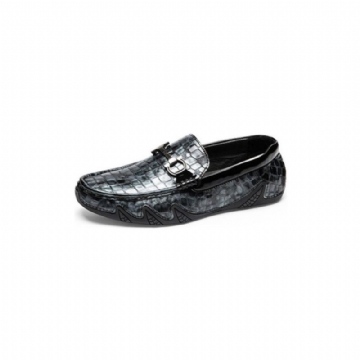 Miesten Loafers Alligaattori Slip-on