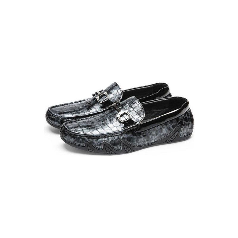 Miesten Loafers Alligaattori Slip-on - Sininen